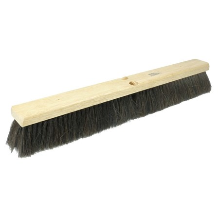 Weiler 24" Fine Sweep Floor Brush Black Horsehair Fill 42002